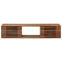 Produktbild för TV-skåp med lagring med dörr Naturfärg 105 x 30 x 22,5 cm