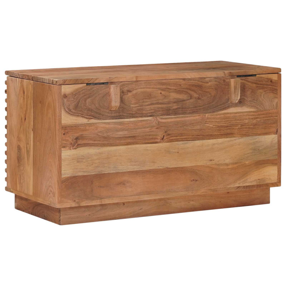 Produktbild för Förvaringslåda med lagring Naturfärg 85 x 40 x 46 cm