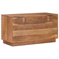 Produktbild för Förvaringslåda med lagring Naturfärg 85 x 40 x 46 cm
