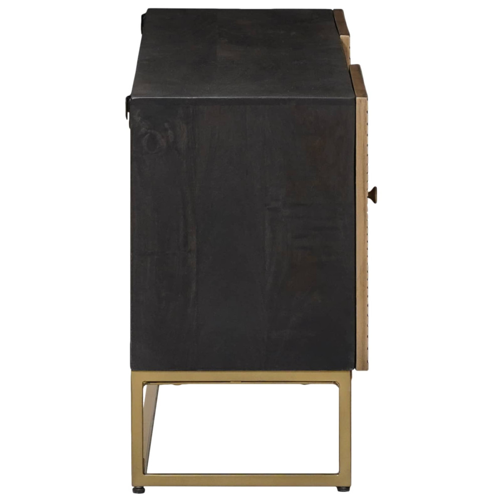 Produktbild för TV-skåp med låda med hylla med lagring Mässing 105 x 30 x 50 cm