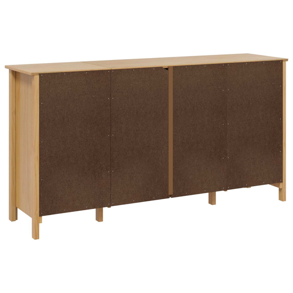 Produktbild för Sideboard HILL Honung brun 154 x 40 x 80 cm Massivt furu
