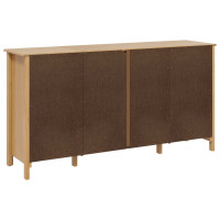 Produktbild för Sideboard HILL Honung brun 154 x 40 x 80 cm Massivt furu