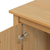 Produktbild för Sideboard HILL Honung brun 154 x 40 x 80 cm Massivt furu