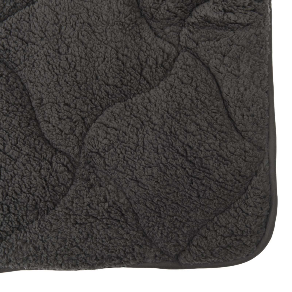 Produktbild för Full Års-Duvet Quiltad Antracit 140 x 220 cm