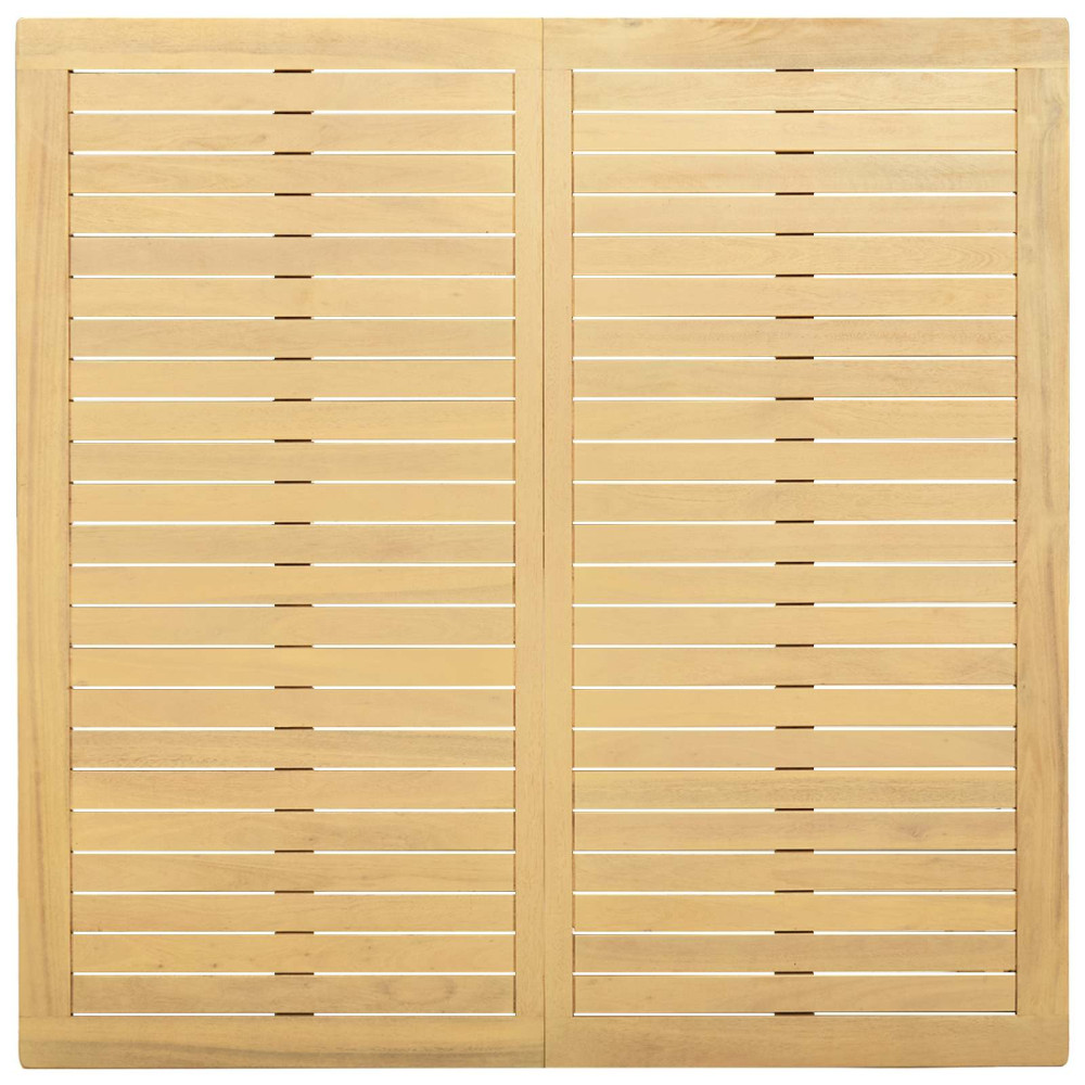 Produktbild för Kaffeebord Ljus akacia 110 x 110 x 45 cm Massivt Akaciaträ