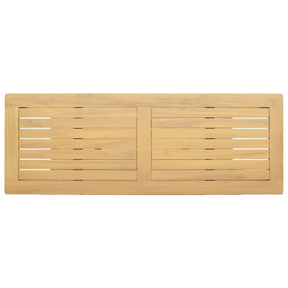 Produktbild för Trädgårdskonsolbord Ljus akacia 110 x 40 x 75 cm