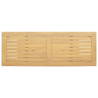 Produktbild för Trädgårdskonsolbord Ljus akacia 110 x 40 x 75 cm