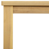 Produktbild för Trädgårdskonsolbord Ljus akacia 110 x 40 x 75 cm
