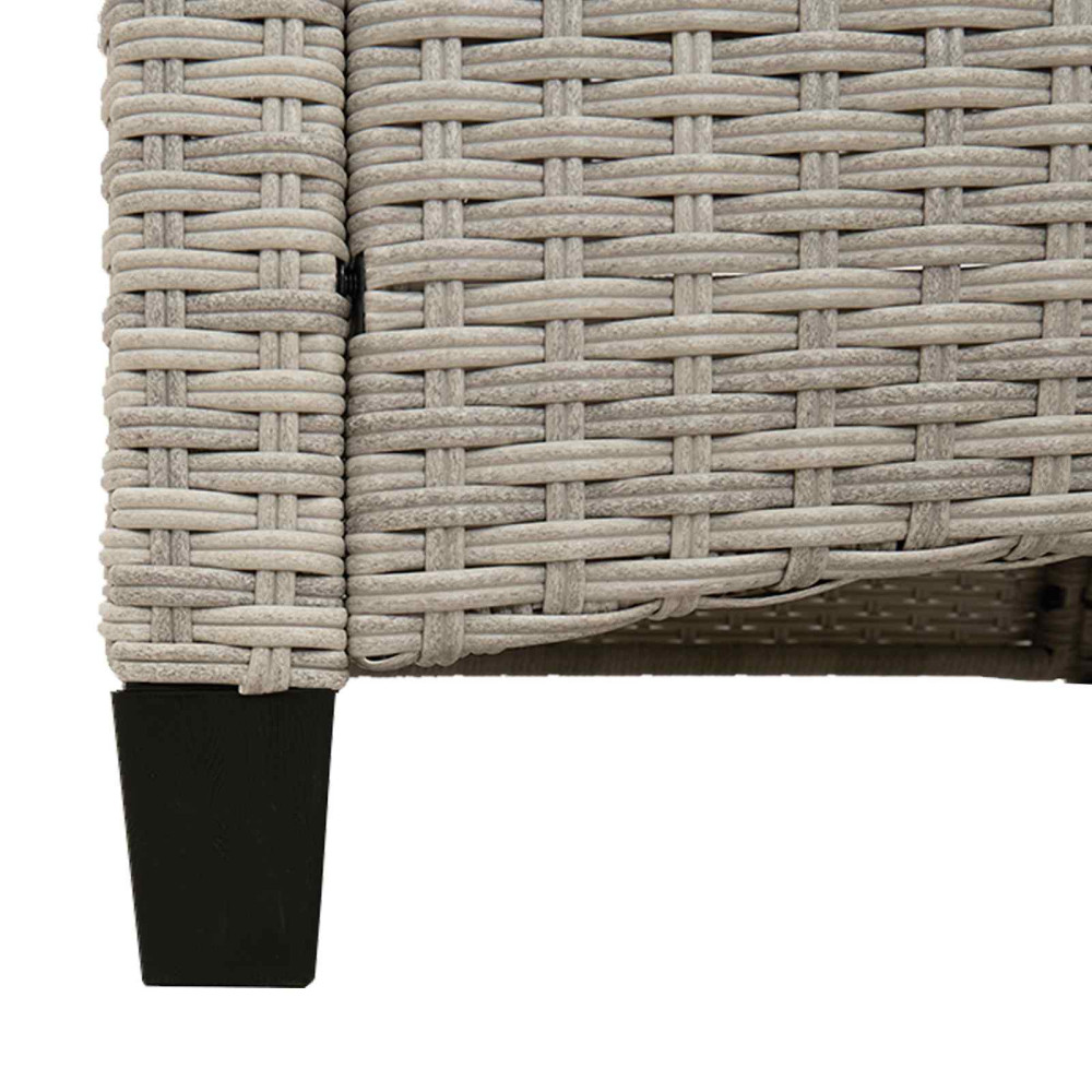 Produktbild för Trädgårdsbänk med kudde 105 x 60 x 112 cm stål