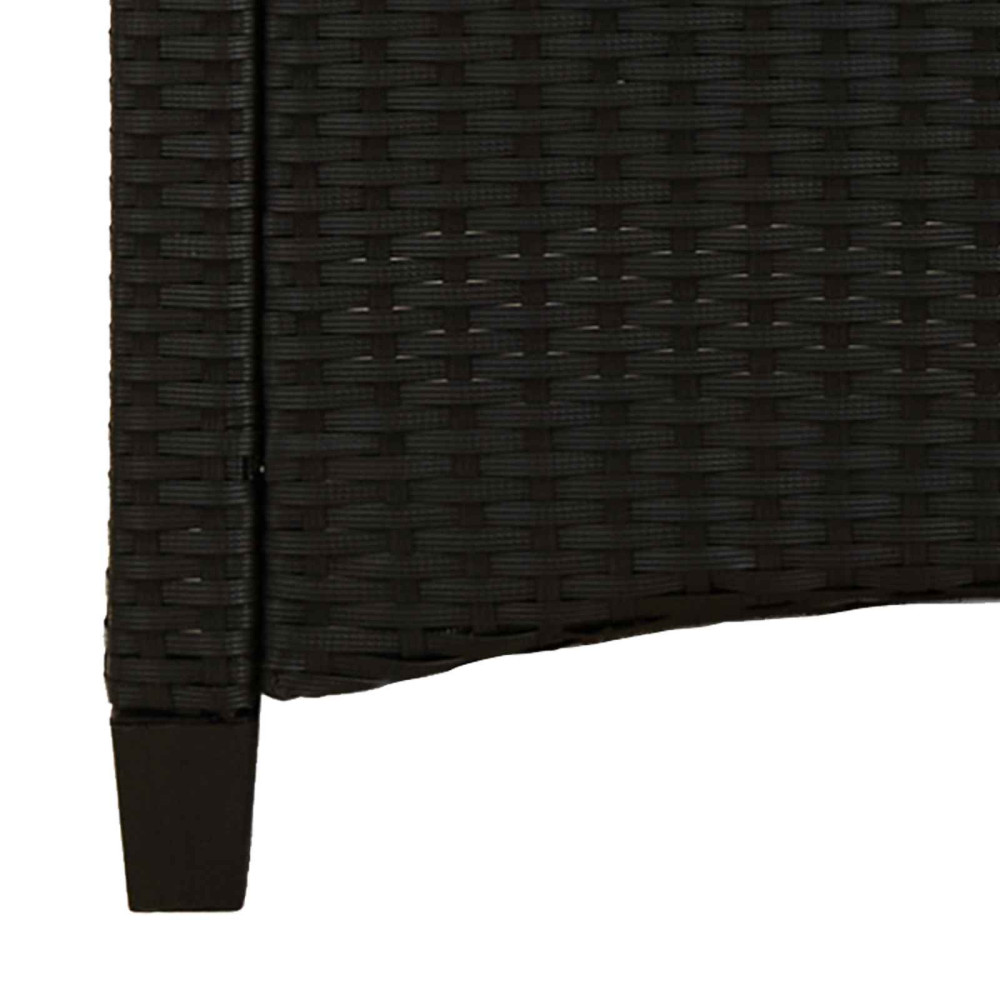 Produktbild för Trädgårdsbänk med kudde 105 x 60 x 112 cm stål