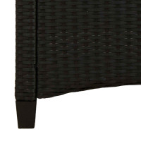 Produktbild för Trädgårdsbänk med kudde 105 x 60 x 112 cm stål