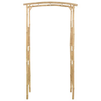 Produktbild för Trädgårdsbåge Naturfärg 110 x 40 x 205 cm Bambus