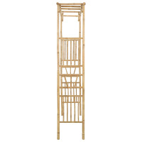 Produktbild för Trädgårdsbåge Naturfärg 110 x 40 x 205 cm Bambus