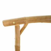 Produktbild för Trädgårdsbåge Naturfärg 110 x 40 x 205 cm Bambus