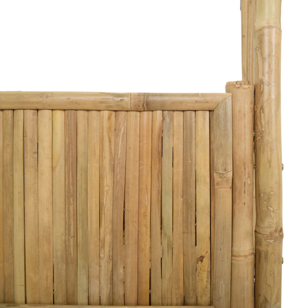 Produktbild för Trädgårdsbåge Naturfärg 177 x 40 x 205 cm Bambus