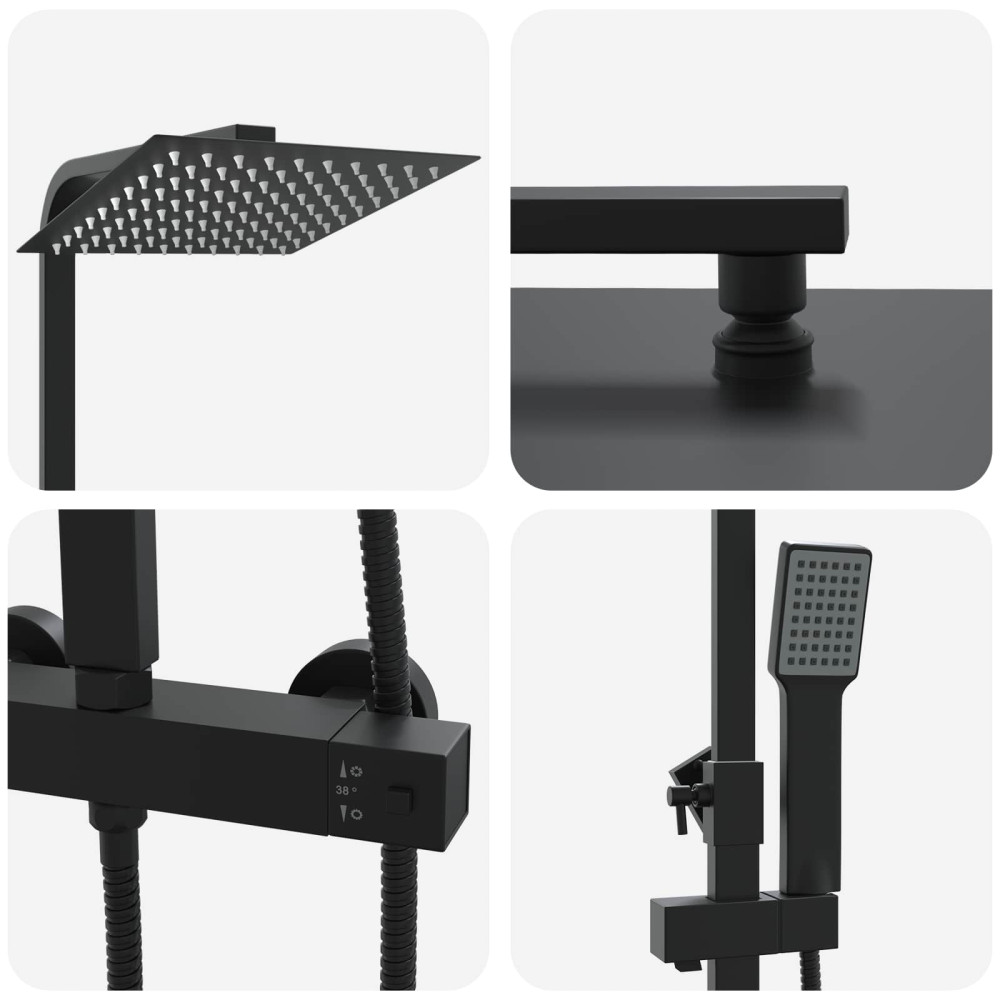 Produktbild för Termostatduschsystemset SS201