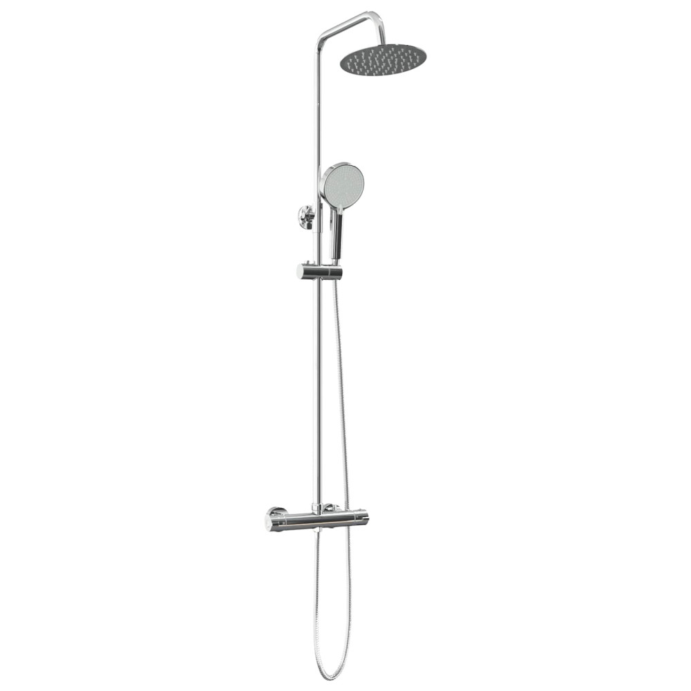 Produktbild för Termostatduschsystemset Krom SS201