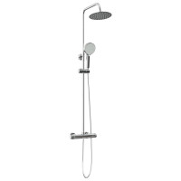 Produktbild för Termostatduschsystemset Krom SS201