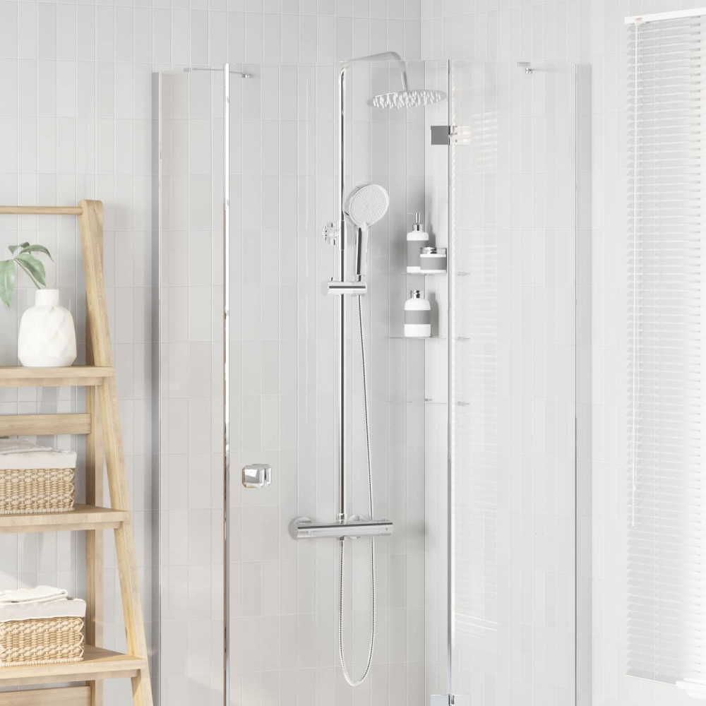 Produktbild för Termostatduschsystemset Krom SS201