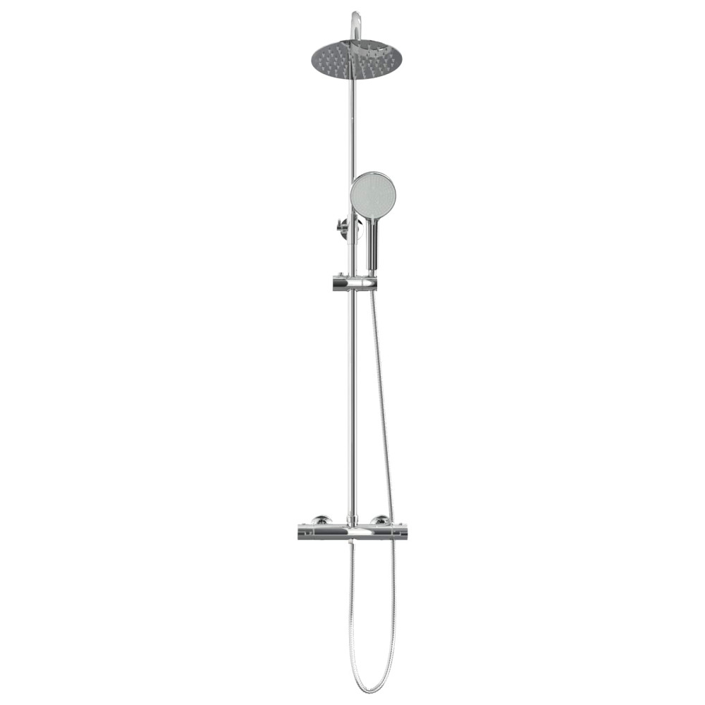 Produktbild för Termostatduschsystemset Krom SS201