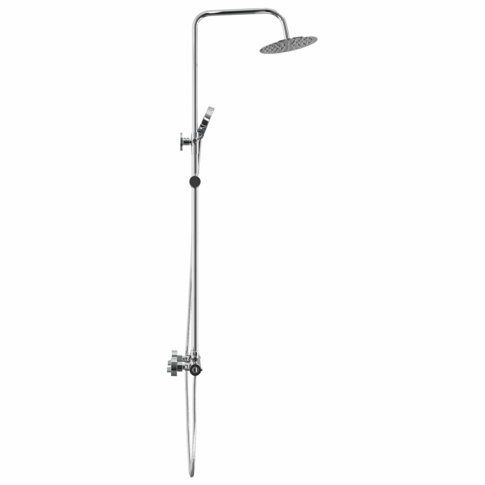 Produktbild för Termostatduschsystemset Krom SS201
