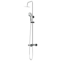 Produktbild för Termostatduschsystemset Krom SS201