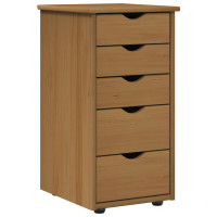 Produktbild för Skåp Honung brun 34 x 39 x 61,5 cm Massiv furu