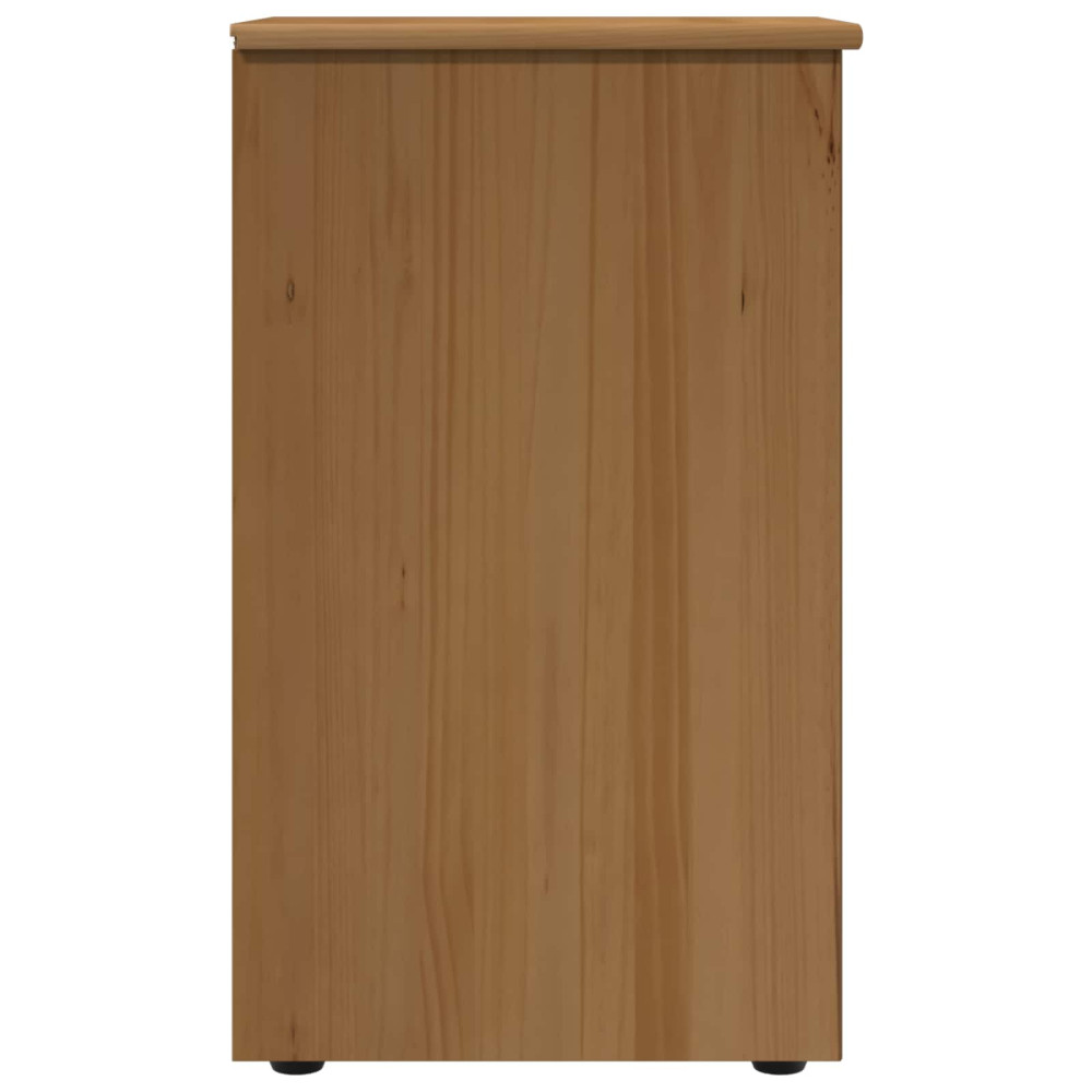 Produktbild för Skåp Honung brun 34 x 39 x 61,5 cm Massiv furu