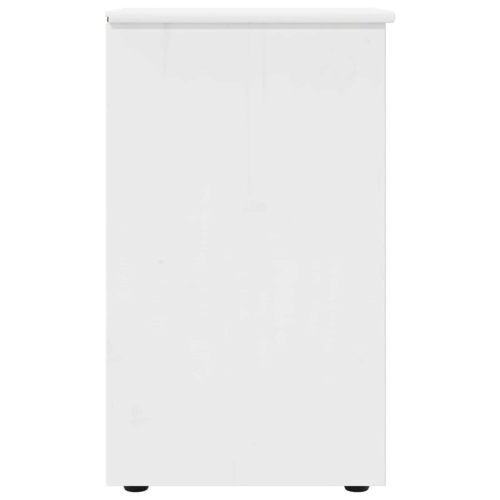 Produktbild för Skåp Vit 34 x 39 x 61,5 cm Massiv furu
