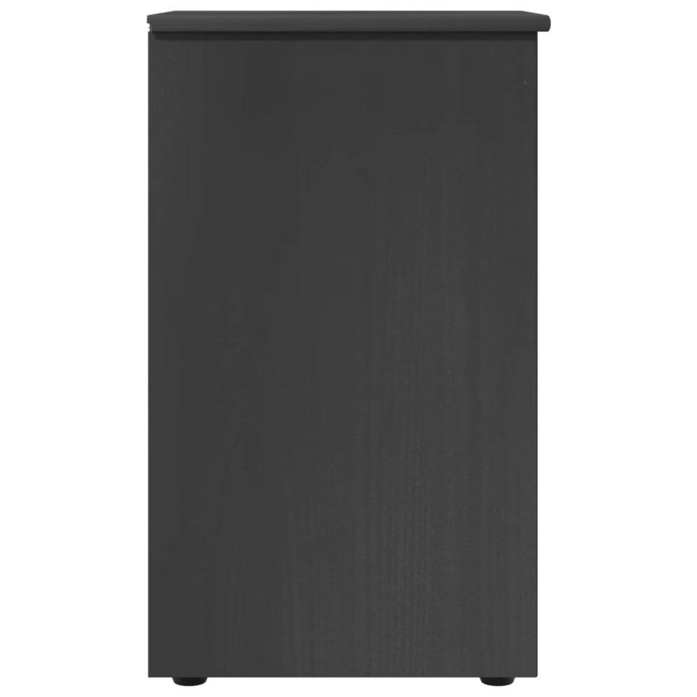 Produktbild för Skåp Grå 34 x 39 x 61,5 cm Massiv furu