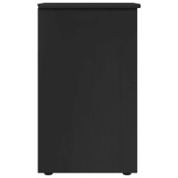 Produktbild för Skåp Svart 34 x 39 x 61,5 cm Massiv furu
