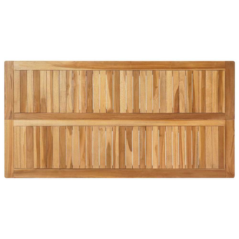 Produktbild för Barbord Naturlig 150 x 75 x 105 cm Massivt teakträ