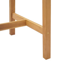 Produktbild för Barbord Naturlig 150 x 75 x 105 cm Massivt teakträ