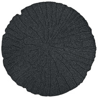 Produktbild för Stepping Stone 6 pcs Svart Ø 45 x 1,8 cm Gummi