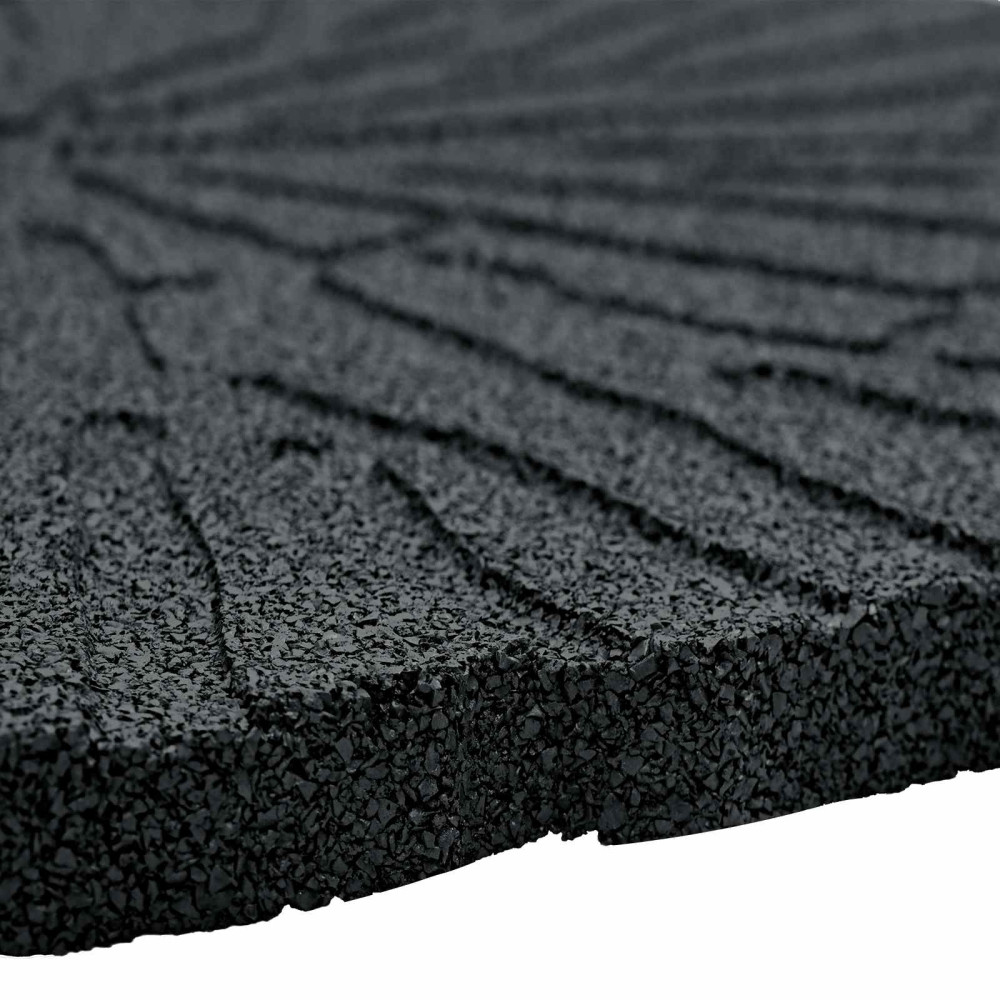 Produktbild för Stepping Stone 6 pcs Svart Ø 45 x 1,8 cm Gummi