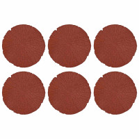 Produktbild för Stepping Stone 6 pcs Röd Ø 45 x 1,8 cm Gummi