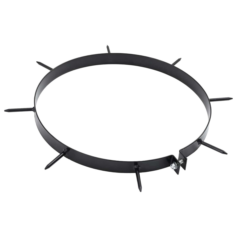 Produktbild för Gräspoängare med klämmor och spikar 5 pcs Ø 30 cm Stål