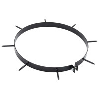 Produktbild för Gräspoängare med klämmor och spikar 5 pcs Ø 30 cm Stål