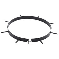 Produktbild för Gräspoängare med klämmor och spikar 5 pcs Ø 30 cm Stål
