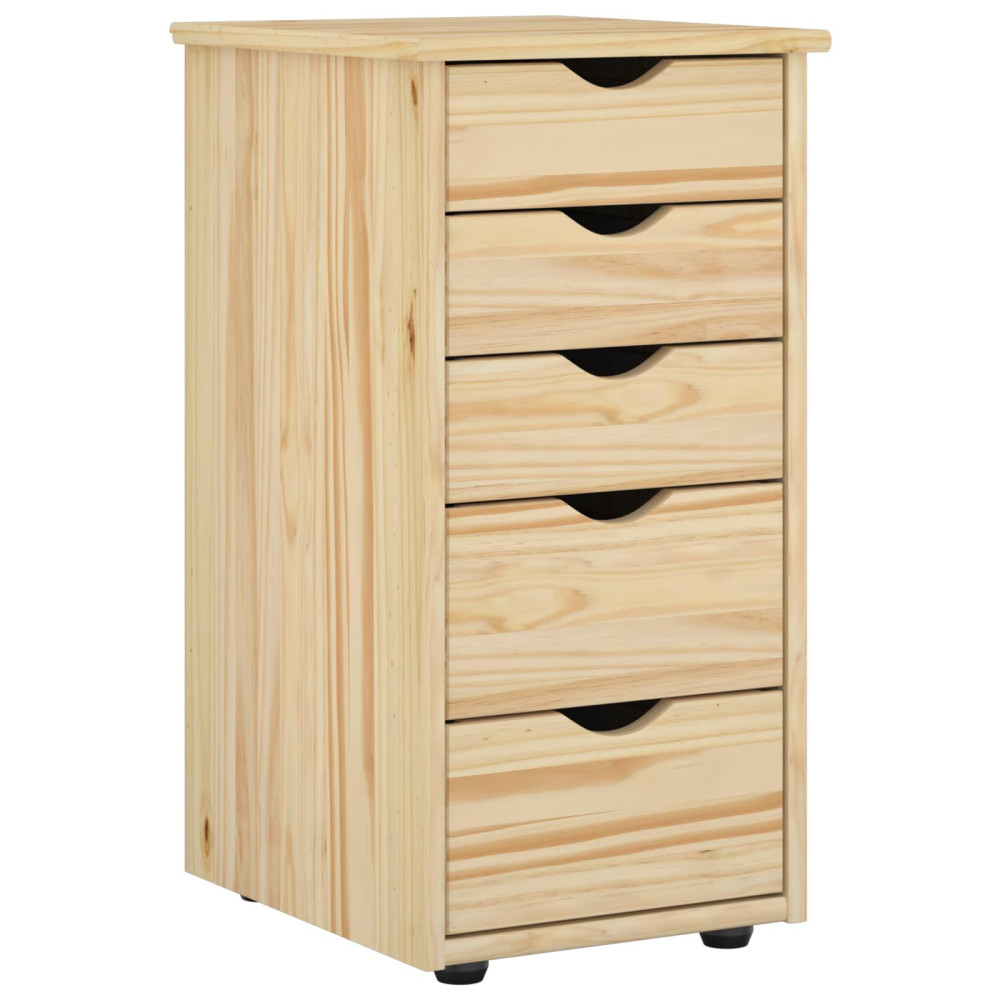 Produktbild för Skåp Brun 34 x 39 x 61,5 cm Massiv furu
