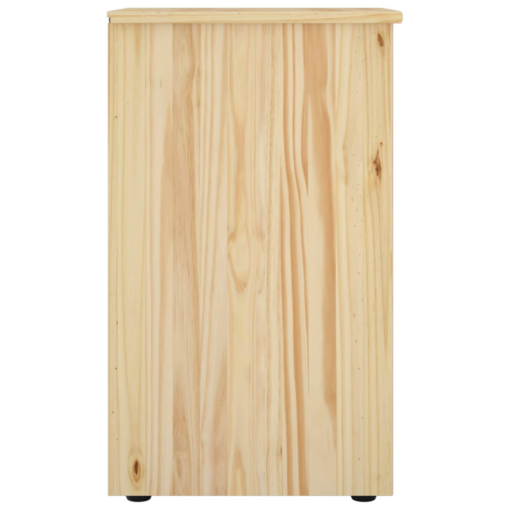Produktbild för Skåp Brun 34 x 39 x 61,5 cm Massiv furu