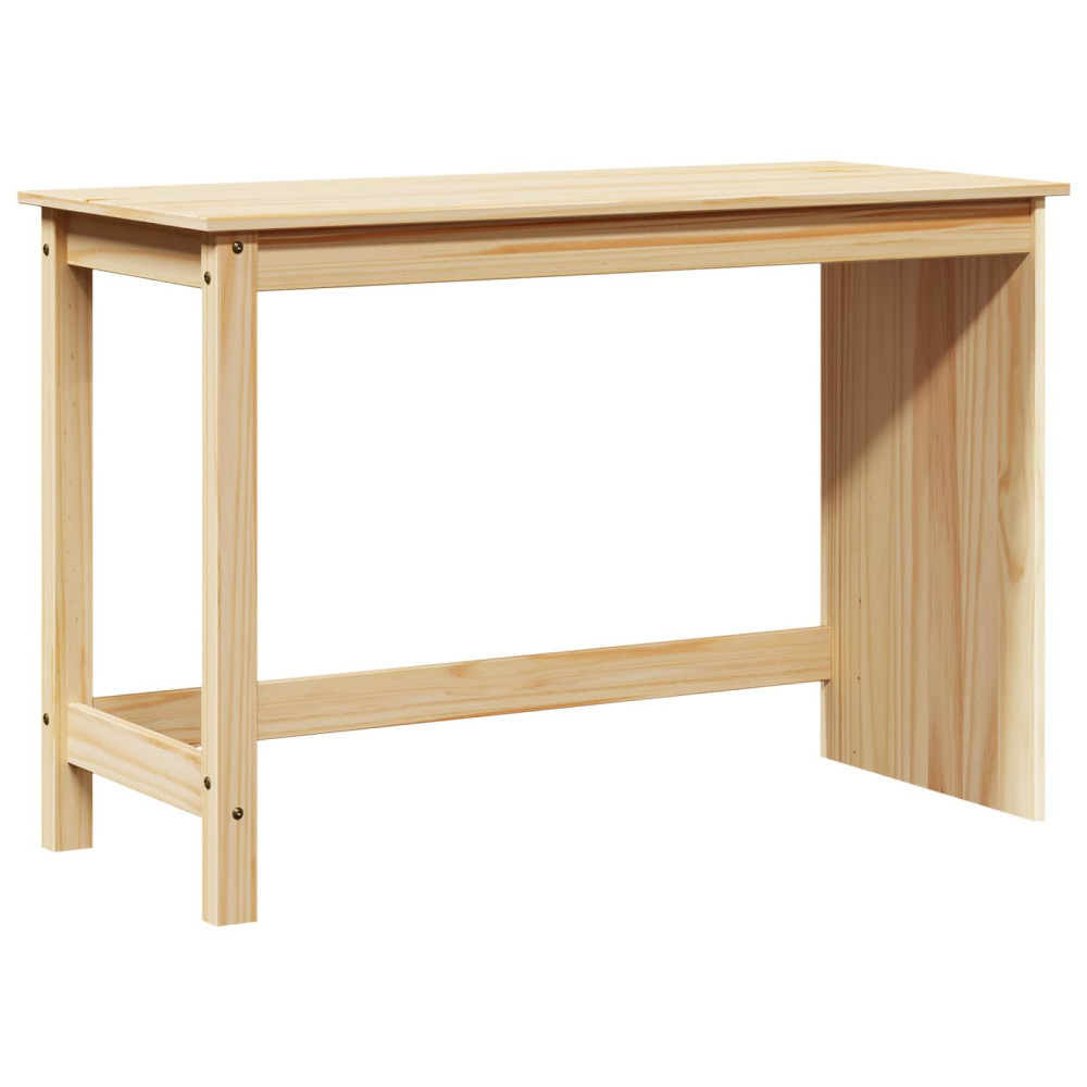 Produktbild för Skrivbord Brun 112 x 50 x 75 cm Massiv furu