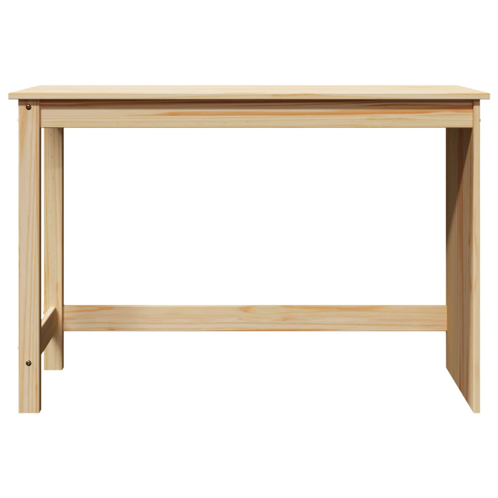 Produktbild för Skrivbord Brun 112 x 50 x 75 cm Massiv furu