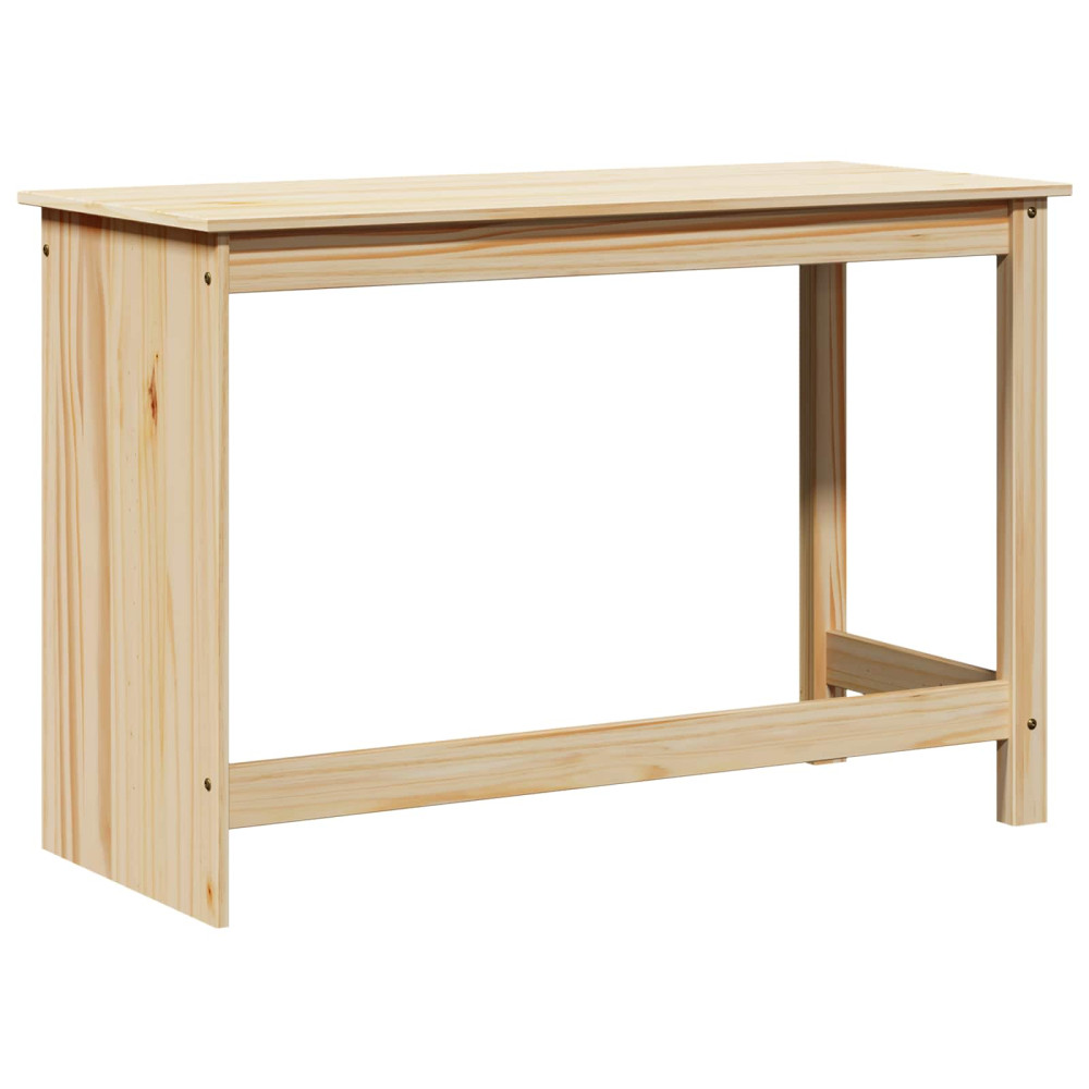Produktbild för Skrivbord Brun 112 x 50 x 75 cm Massiv furu