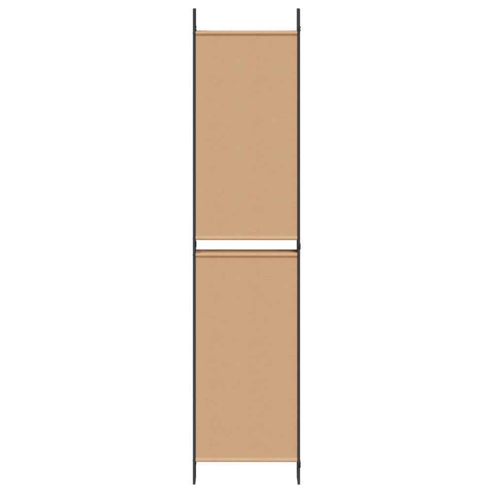 Produktbild för 6-panelers rumsavdelare Beige 300 x 220 cm Tyg
