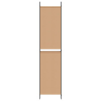 Produktbild för 6-panelers rumsavdelare Beige 300 x 220 cm Tyg