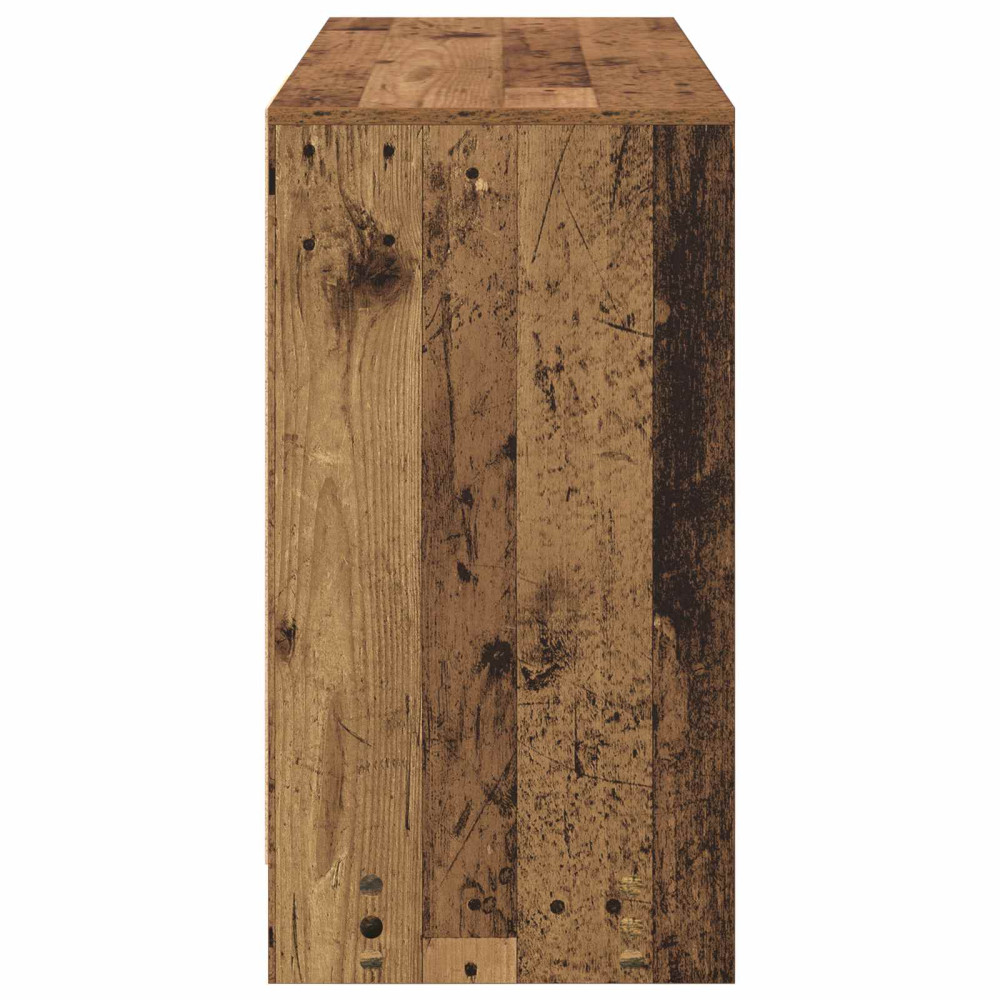 Produktbild för Skrivbord med låda Gammalt trä 100 x 40 x 75 cm Konstruerat trä