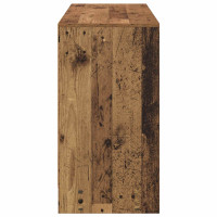 Produktbild för Skrivbord med låda Gammalt trä 100 x 40 x 75 cm Konstruerat trä
