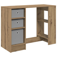 Produktbild för Skrivbord med låda Artisan Ek 100 x 40 x 75 cm Konstruerat trä