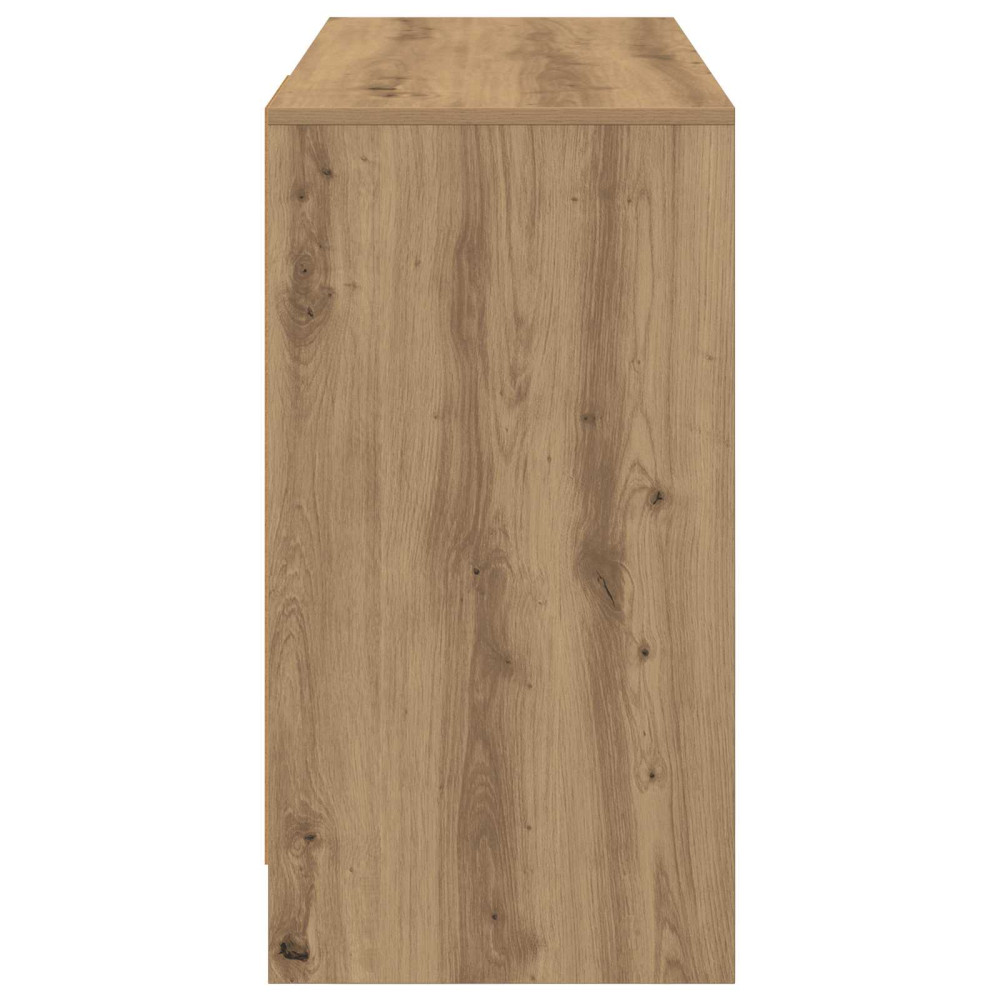 Produktbild för Skrivbord med låda Artisan Ek 100 x 40 x 75 cm Konstruerat trä